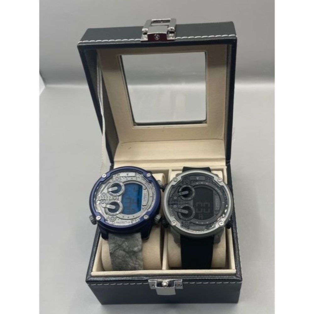 TWO New Watches  FREE DISPLAY CASE